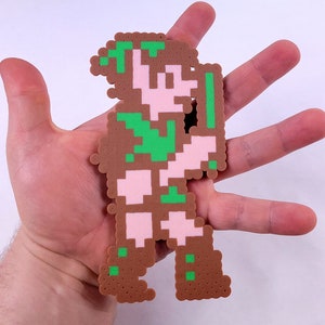 Link Perler, Perler Beads, The legend of Zelda, Perler, hama beads, gifts for gamers, Breath of the Wild, fridge magnet, pixel art