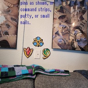 Zelda Spiritual Stones, Goron Ruby, Kokiri Emerald, Zora Sapphire, Ocarina of Time, LoZ, Legend of Zelda, Link, Princess Zelda, Nintendo