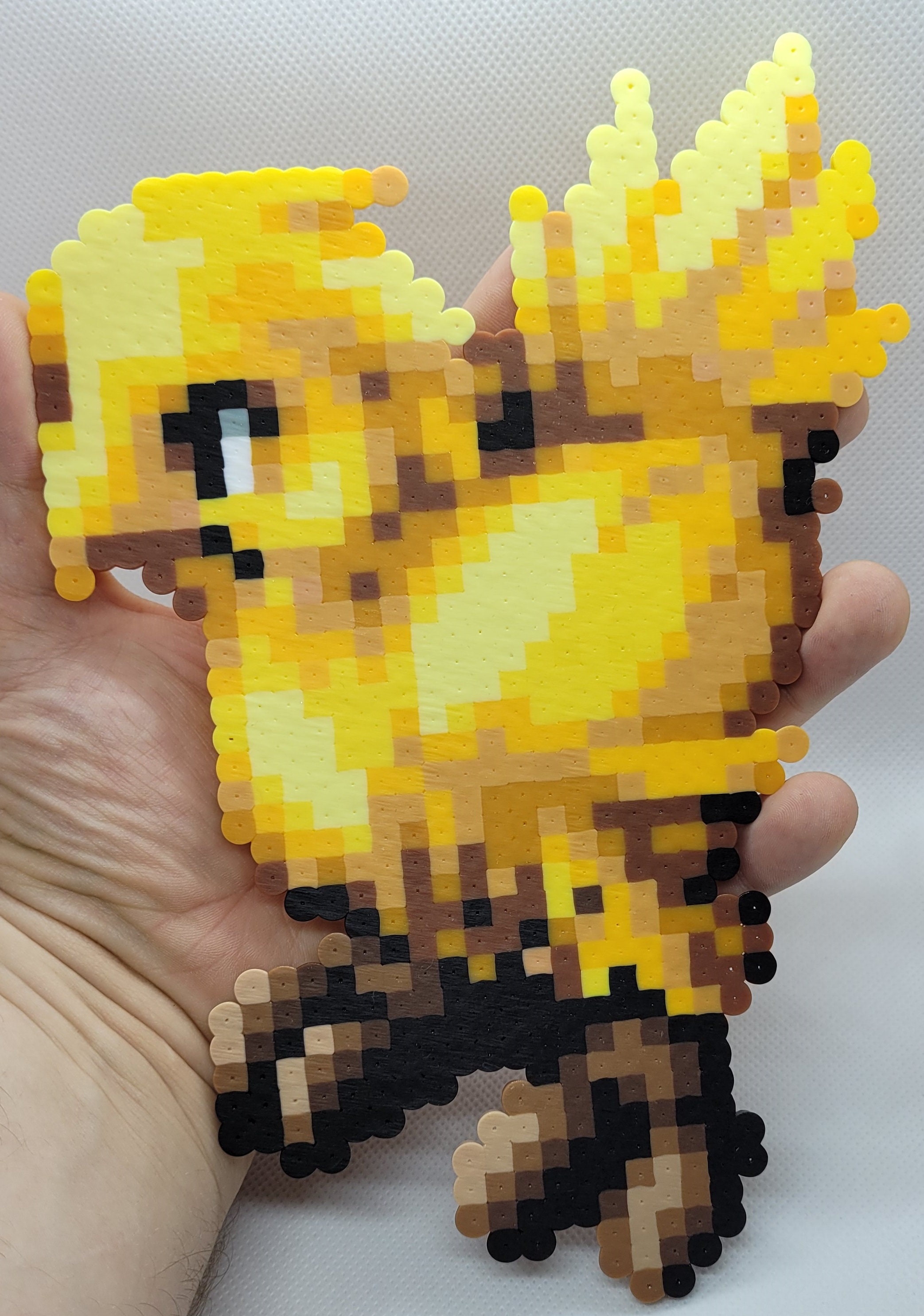 Chocobo Pixel Art: Final Fantasy Perler Bead Magnet - Etsy