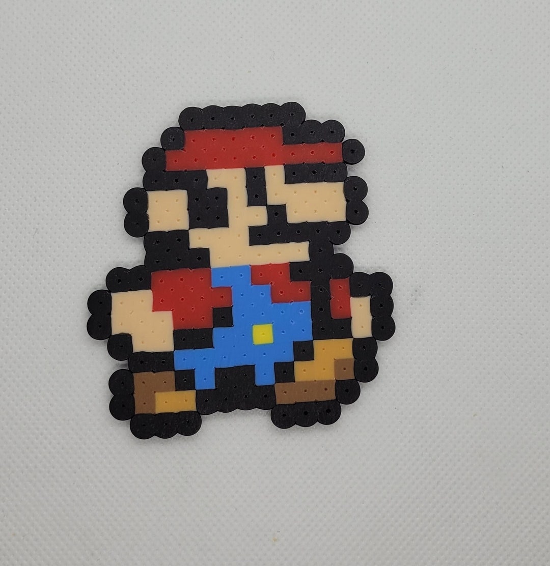 Mario Super Mario World Bead Sprite Perler Pixel Art Icon Retro Jumping  Nintendo