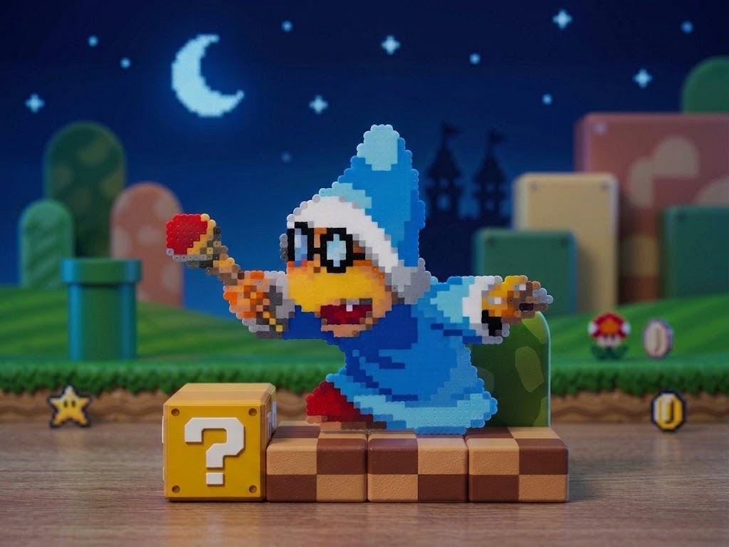 カメック・パーラー: スーパーマリオブラザーズのピクセルアート