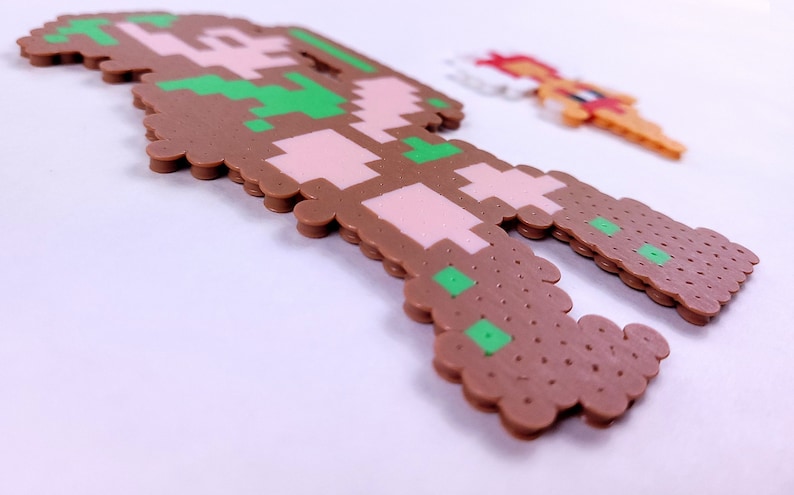 Link Perler, Perler Beads, The legend of Zelda, Perler, hama beads, gifts for gamers, Breath of the Wild, fridge magnet, pixel art