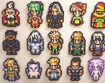 Final Fantasy VI Perler Bead Art, Moogle Bead Sprite, Terra FF6 Sprite, FF6 Art, Final Fantasy Gift for Gamer, Moogle Ornament