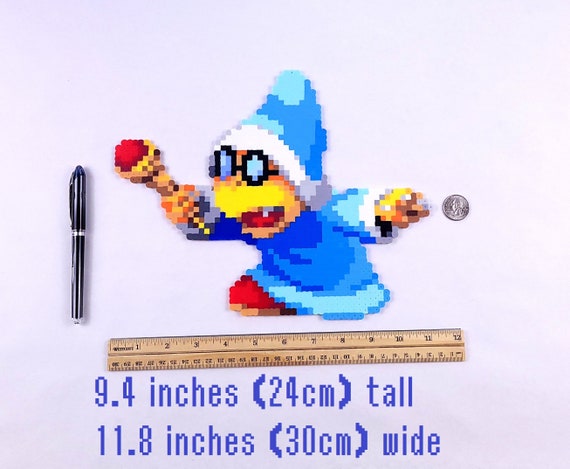 Kamek Perler, Super Mario Bros, Video Game Art, Hama Beads, Kawaii Geek  Gift, Baddie, Blue Wizard, Game Room, Decoration, Wall Perler Beads -   Denmark