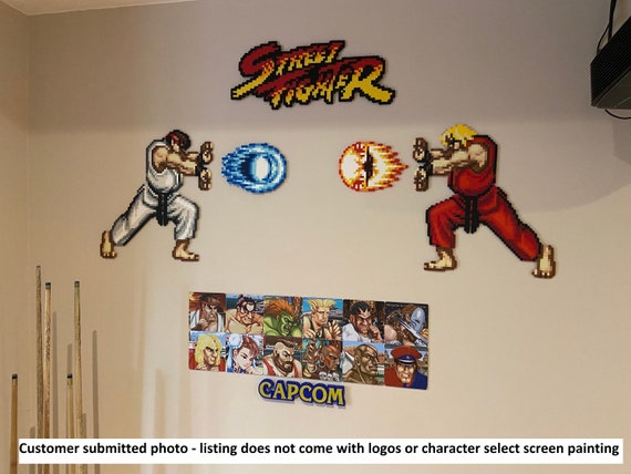 Street Fighter® 3D Mini Pixel Fighter – Guile