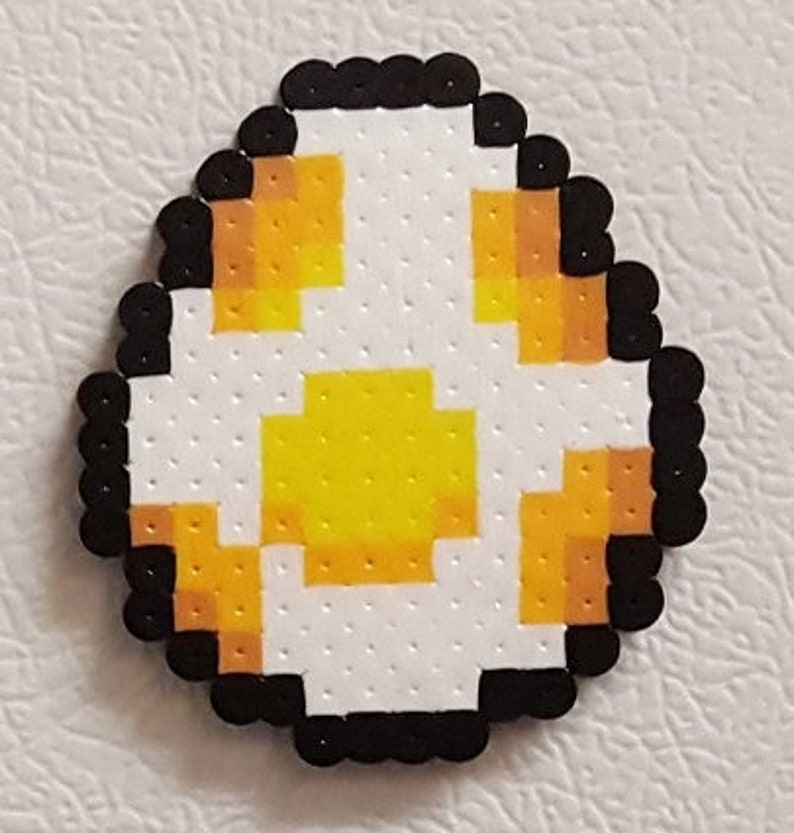 Yoshi Perler Eggs 8 Bit Pixel Art Perler Bead Art Yoshi Etsy