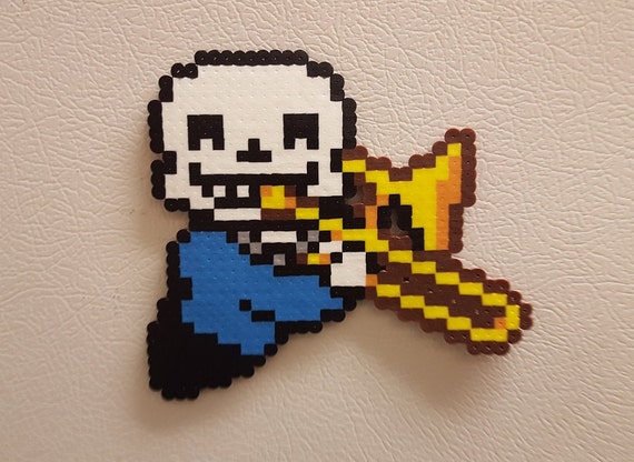  Sprite of Sans from Undertale • Hama Beads • Pixel Art