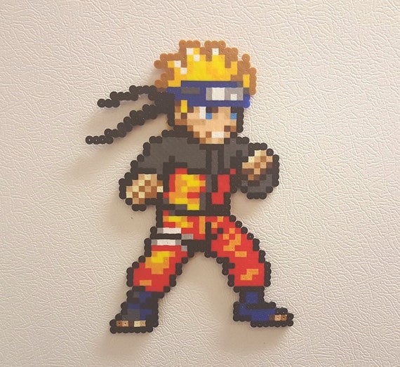 Naruto Perler Beads Naruto Gifts Naruto Uzumaki Anime Etsy