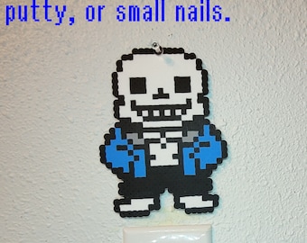 Sans Undertale Perler 8 Bit Pixel Art Perler Beads 