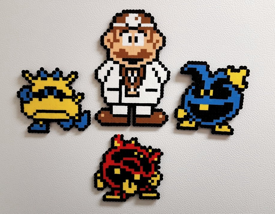 ドクターマリオ パーラービーズ ピクセルアート - Etsy 日本