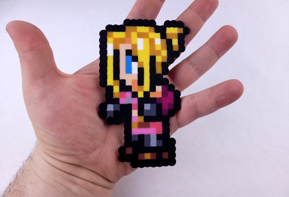 その他 beads art Final Fantasy 8 Perler Bead Art, Squall, Fridge Magnets, FF8