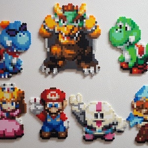 Nintendo Patch Super Mario Characters Embroidered 8Bit Iron-On 2.35