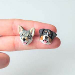 Custom dog earrings, personalized dog jewelry, custom dog gift, custom pet gifts, pet owner gift, Christmas gift, pet mom gift, pet earrings