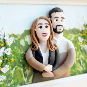 Custom couple portrait, personalized couple gift, gift for her, gift for him, couple illustration, anniversary gift, custom family portrait