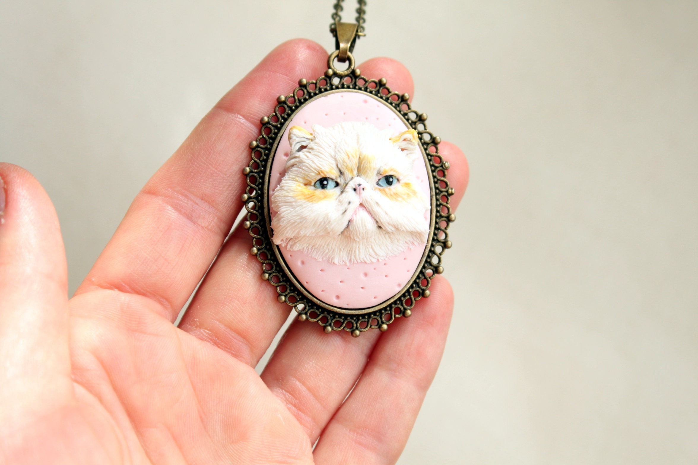 Personalized Jewelry Custom Cat Portrait Custom Cat Etsy