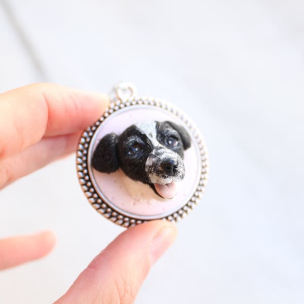 Custom dog portrait, pet owner custom gift, personalized dog jewelry, custom pet jewelry, custom dog picture, pet illustration