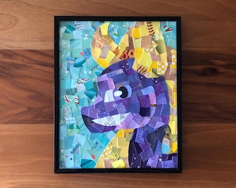 Spyro "Spyro the Dragon" Inspired Magazine Collage