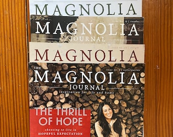 Magnolia Journal Magazine Holiday Winter Issues 9 13 21 29 - Lot of 4 Joanna Gaines Magazines