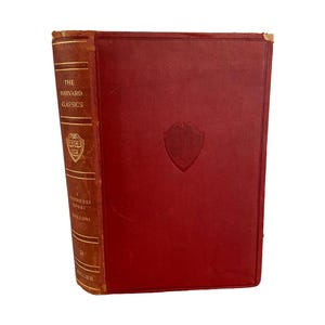 The Harvard Classics 1909 Volume 21 The Betrothed Antiquarian Book Red Soft Cover