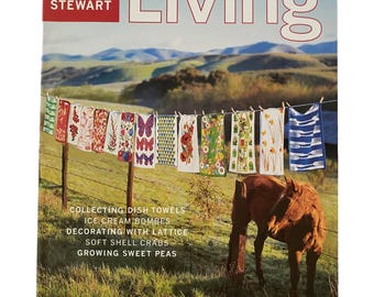Vintage Martha Stewart Living Magazine June 2001 Back Issue Summer Recipes Gardening Home