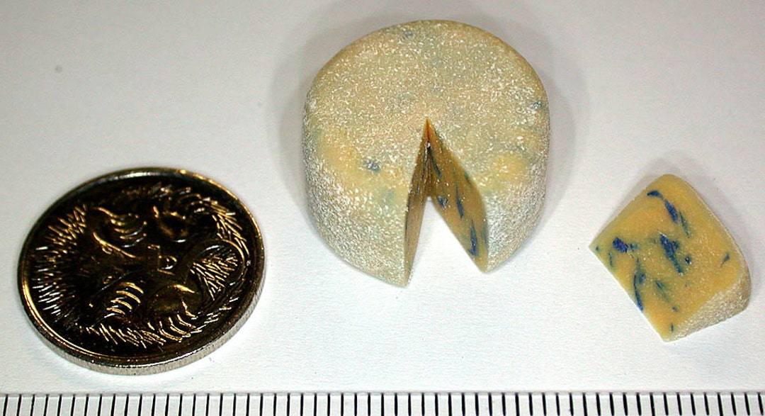 Miniature Shropshire Blue Vein Cheese for Dollshouse 1/12 Etsy