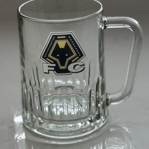 Wolverhampton Wanderers FC Bierkrug - offiziell aussehender Fußball Fan Glaskrug