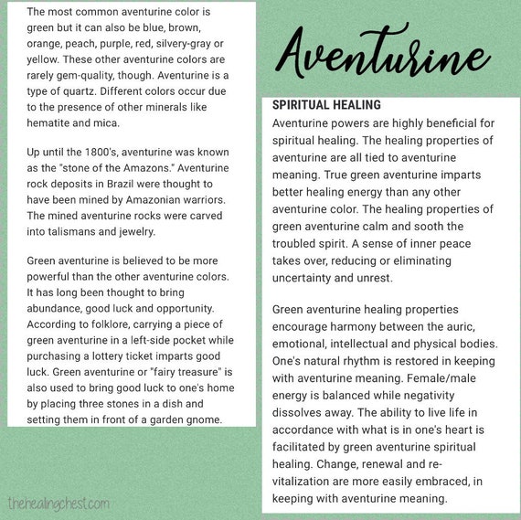Green Aventurine: Crystal Meaning & Properties | Young House Love