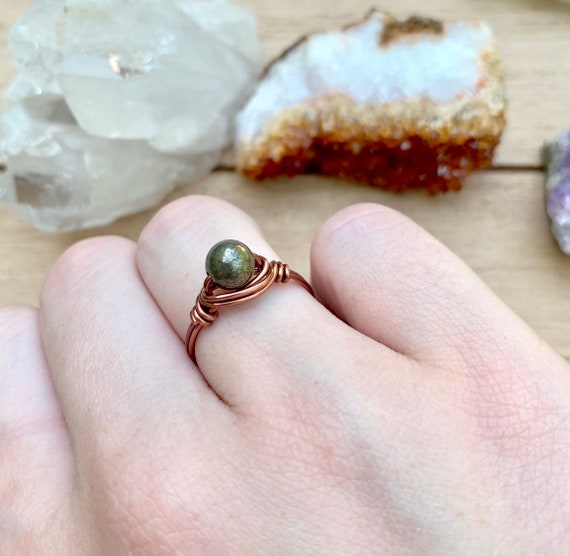 Pyrite sale crystal ring
