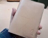 A6 British Veg-tanned Leather Book Cover - READY TO POST