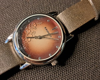 Kahuna Watch with Oak Bark Tanned Leather watch strap - READY TO POST