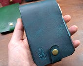 Small Blue (aged effect) Rite in the Rain Notepad Cover - 3" x 5" READY TO POST