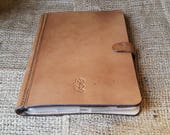 Leather iPad Mini case with magnetic clasp