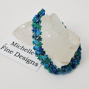Skinny Beaded Herringbone bracelets