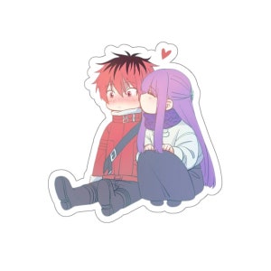 Chibi Elf Couple Anime Manga Cute Anime Sticker