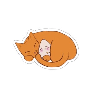 Neko Cat Rice Ball Tohru Animal Zodiac - Cute Anime Japanese Manga Sticker