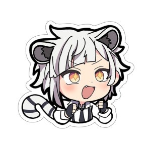 Cute Chibi BSD Stray Dogs White Tiger Japanese Manga Anime Sticker