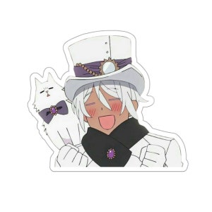 Kawaii Chibi Case Study of Vanitas Noe and Mur Japanese Manga Anime Sticker