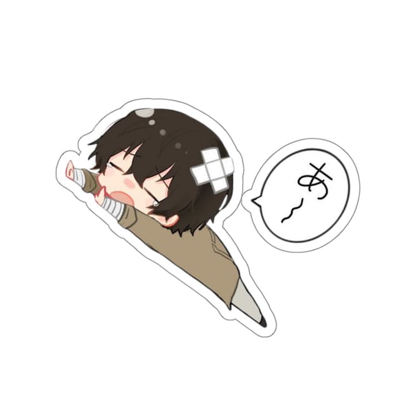 Cute Chibi BSD Stray Dogs Dazai Japanese Manga Anime Sticker