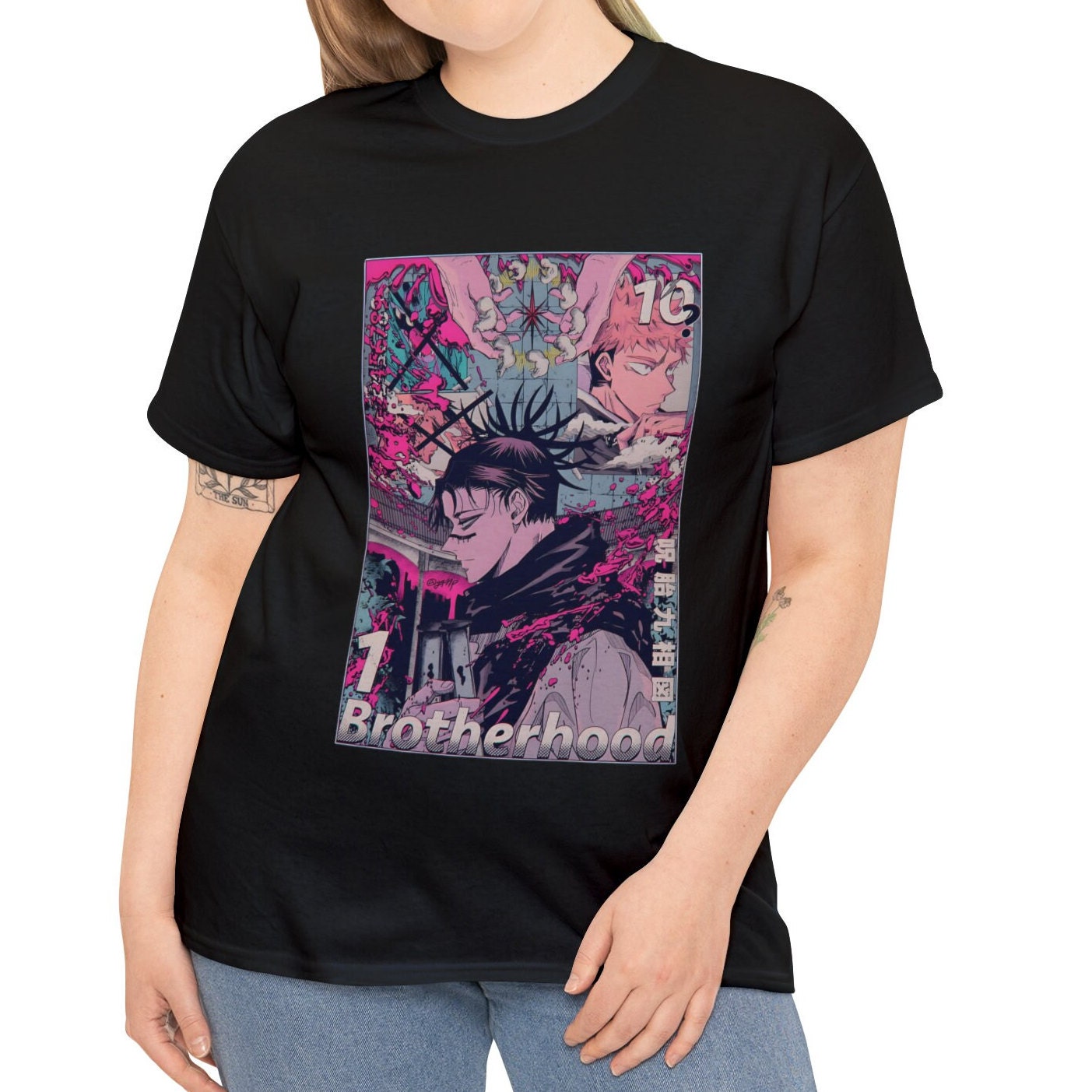 Anime Manga Fighter Otaku Tokyo Style FanArt Streetwear. T-Shirt