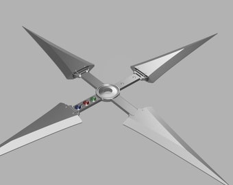 Yuffie Kisaragi Shuriken Cosplay Prop STL Files Inspired by Final Fantasy VII Remake