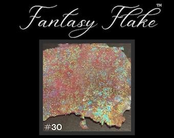 Fantasy Flake, Flake Glitter, Flake Inlay, Iridescent Flake, designer glitter, embellishments for resin, custom color glitter flake,