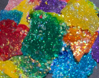 Fantasy Flake, Flake Glitter, Flake Inlay, Iridescent Flake,