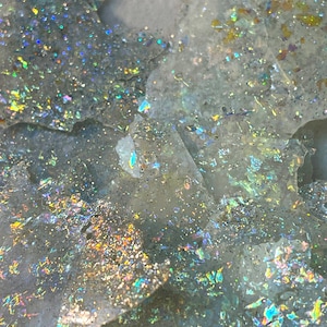 Iridescent Fantasy Flake Glitter: Resin Art Inlay