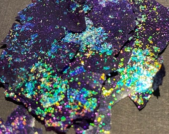 Fantasy Flake, Flake Glitter, Flake Inlay, Iridescent Flake,