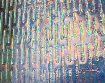Fusion Film,Top Seller,Designer Inlay, Iridescent Film, faux dichroic film, artisan inlays, Inlay for resin art, fantasy inlay,mixed media