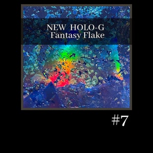 Holographic glitter, Holographic Fantasy Flake, Flake Glitter, Flake Inlay, Iridescent Flake , Holo-G
