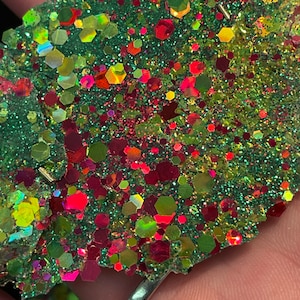 Fantasy Flake, Flocken Glitter, Flocken-Inlay, irisierende Flocken,