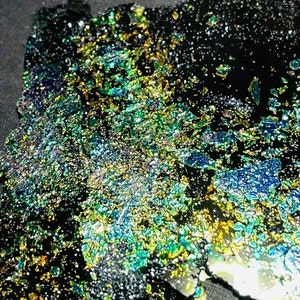 Fantasy Flake, Flocken Glitter, Flocken-Inlay, irisierende Flocken,