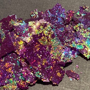 Fantasy Flake, Flake Glitter, Flake Inlay, Iridescent Flake, designer glitter, embellishments for resin, custom color glitter flake,