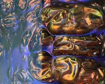 Fusion Film,Top Seller,Designer Inlay, Iridescent Film, faux dichroic film, artisan inlays, Inlay for resin art, fantasy inlay,mixed media
